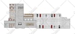 design 2d color floor plan with 3d effect