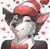 draw a furry icon in pixel art and normal style