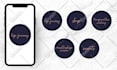design elegant instagram highlight icons