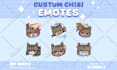 draw cute chibi for twitch emotes