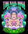 hand draw cartoon logo trippy psychedelic hippie retro
