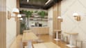 do design and 3d rendering for your cafe and coffee shop