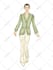 illustrate a paper doll with clothes and accessories