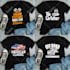 trendy typography, bulk t shirt design for merch, printful