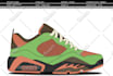 create a shoe sneakers design with techpack for production