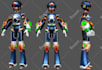 create detailed 3d character for animation and games