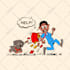 draw you cartoon vintage logo for tshirt