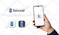 design stunning 3d gradient modern app icon and website logo