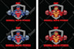 do modern  fitness,gym, warrior, sports and monogram 3d logo