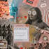 create cosmic, retro future, spiritual collage, album art