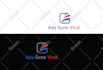 design modern flat minimal logo