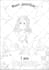 create children coloring pages illustration