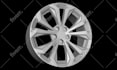 design realistic 3d wheels with rims, tires, and brake discs for cars and bikes
