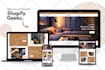 design, redesign shopify dropshipping store, shopify website