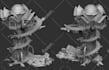 3d sculpting statue, figure, toy, character, anime for 3d printing