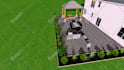 design 2d,3d, landscape, backyard, pool, patio
