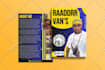 design dj artist epk, press kit, media kit or speaker, author one sheet