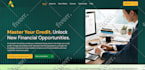create high converting landing page design or one page website