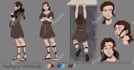 create a reference sheet for your original characters