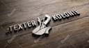replicate your text or logo design in 3d wooden style