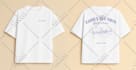 do minimalist typography t shirt design
