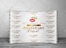 design custom red carpet backdrop,step and repeat from logo