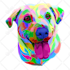 draw animal illustration color portrait, vector for child