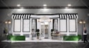design and render exhibition stand, booth or kiosk