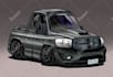 draw car cartoon for sticker