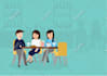design cute flat vector illustration for your website or app