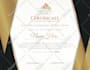 design amazing formal , custom certificate