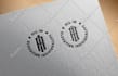 design a luxury minimalist monogram and initial letter logo