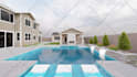 design front yard, backyard, home garden as landscape architect