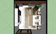 design house exterior and 3d render