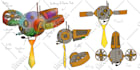 do a custom 3d cute robot model