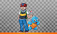 do pokemon style pixel art characters