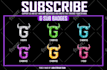 make sub badges and bit badges for twitch and kick