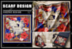 create customized scarf, bandana and hijab designs