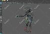 create professional 3d character rigging in blender,  maya animation and games