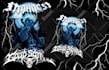 design edgy anime streetwear and vintage t shirt design