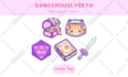 draw cute kawaii doodle illustrations for stickers
