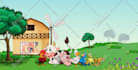 draw colourful  children book illustration with ai