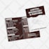 do the bi fold and tri fold brochure design business flyer
