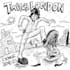 do punk,rock,trap,album art, cartoon style