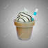 make cute 3d icon designs look real