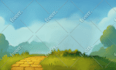 design 2d game concept art background and environment