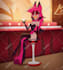 fullbody illustrations in the style of hazbin hotel