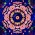 create colorful, neon, psychedelic mandala for rave tent and books