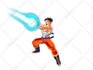 draw you in dragon ball z portrait style