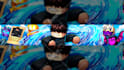 illustrate cartoon roblox banner for youtube